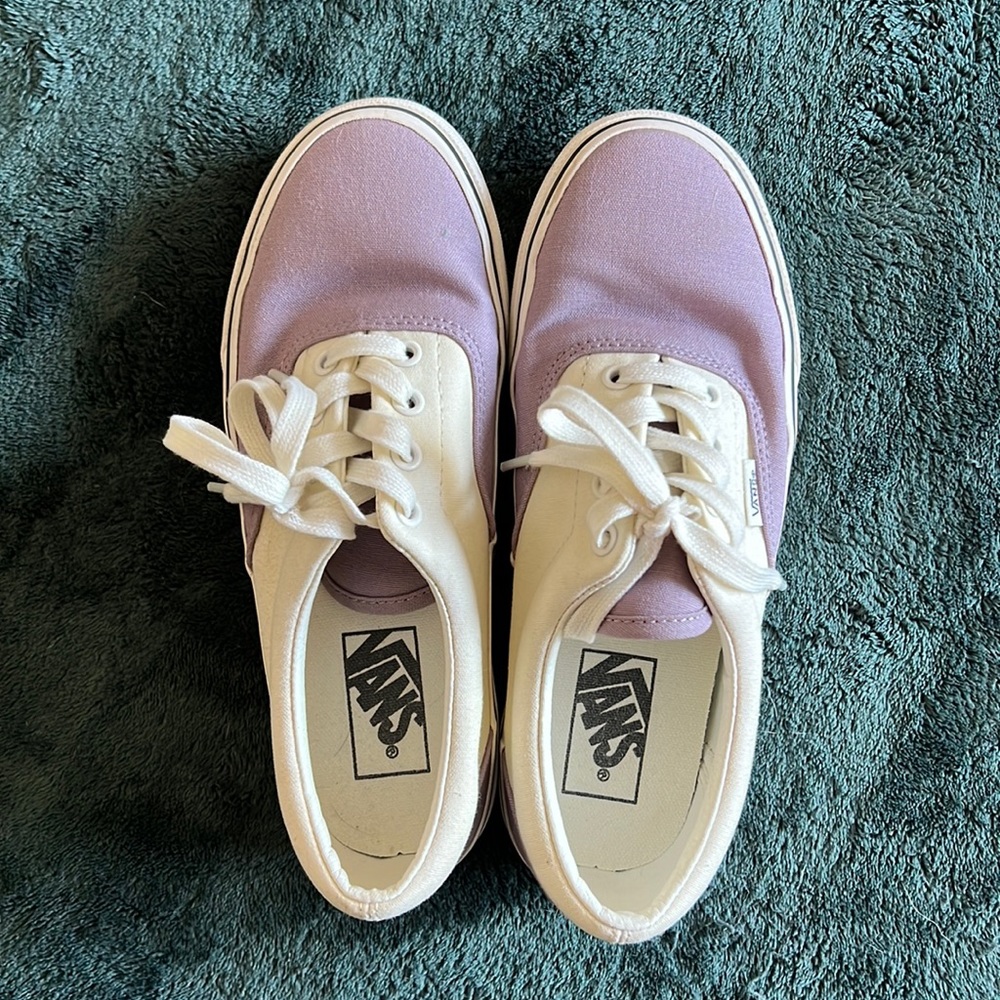Two-Tone Platform Era Vans 👟